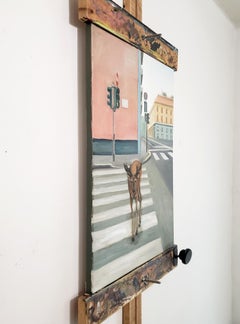 Pedestrian, Oil Painting