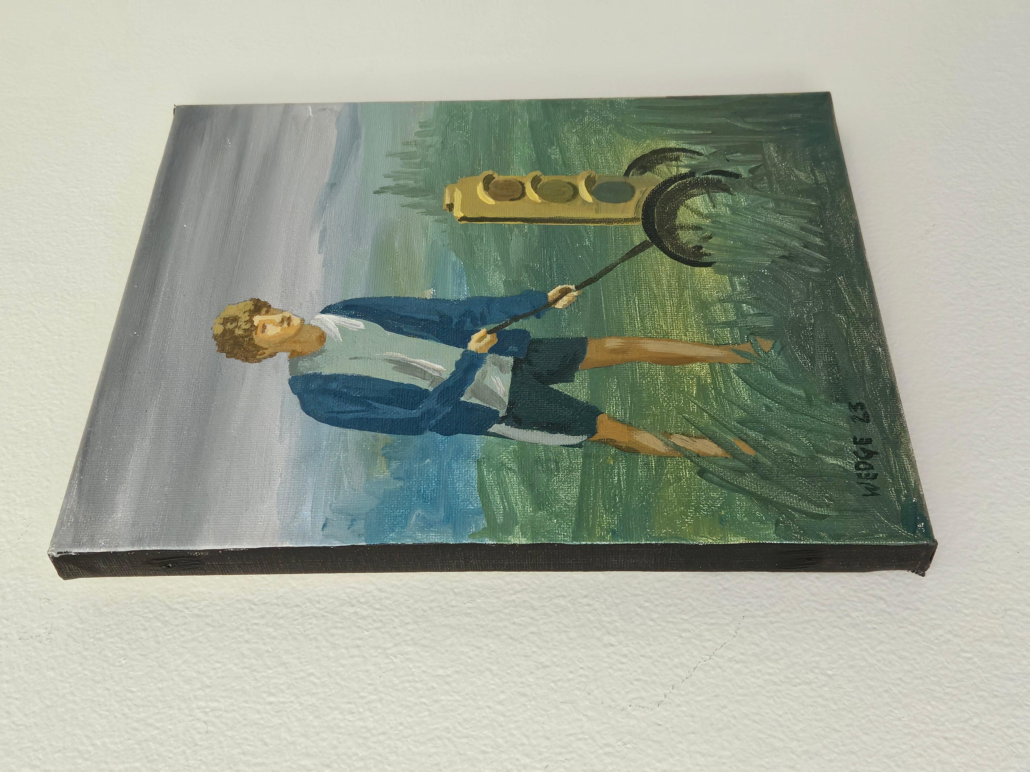 Trundler, Pintura original - Painting de Michael Wedge