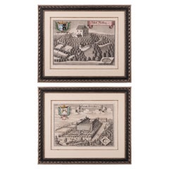 Michael Wening - German Manor House Engravings - A Pair