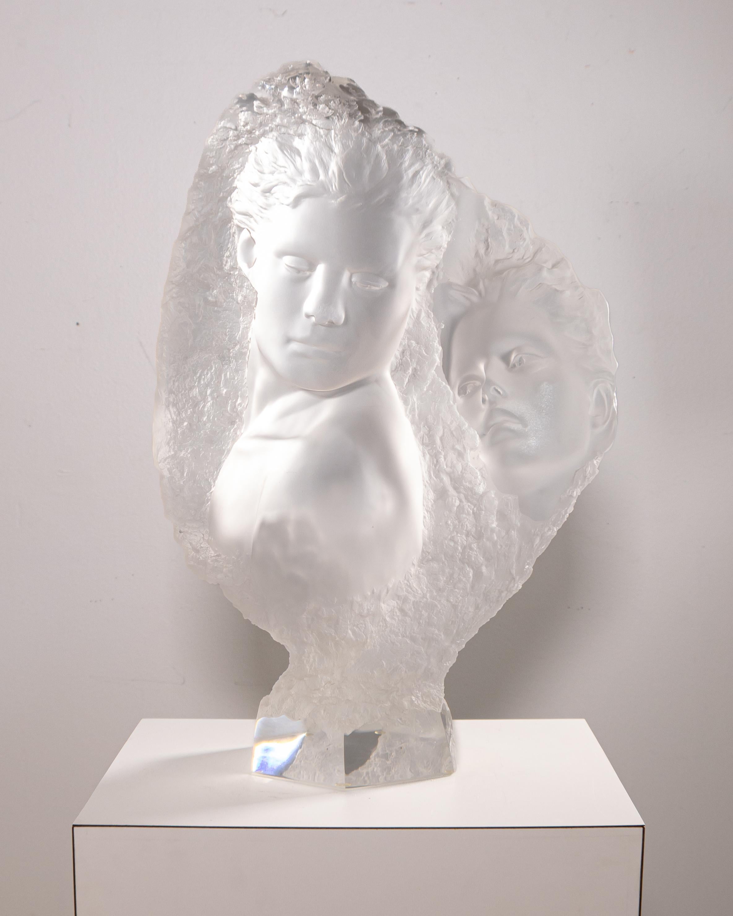 Late 20th Century Michael Wilkenson Turning Point Acrylic Sculpture, 1994