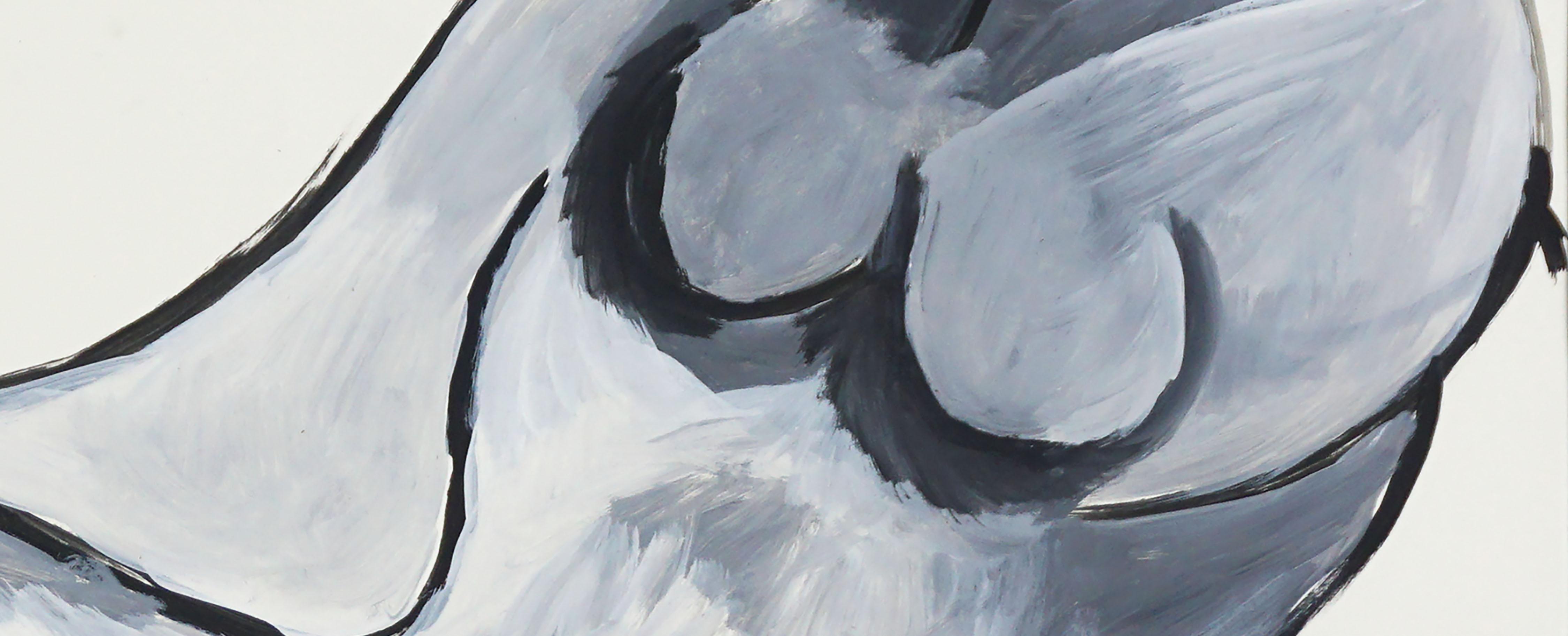 Abstrakter Expressionist Liegender Akt in Schwarz und Grau
Wunderschöner liegender Akt in Schwarz- und Grautönen von Michael William Eggleston (Amerikaner, 20. Jahrhundert), um 2000. Unsigniert, aber mit einer Sammlung von Werken des Künstlers