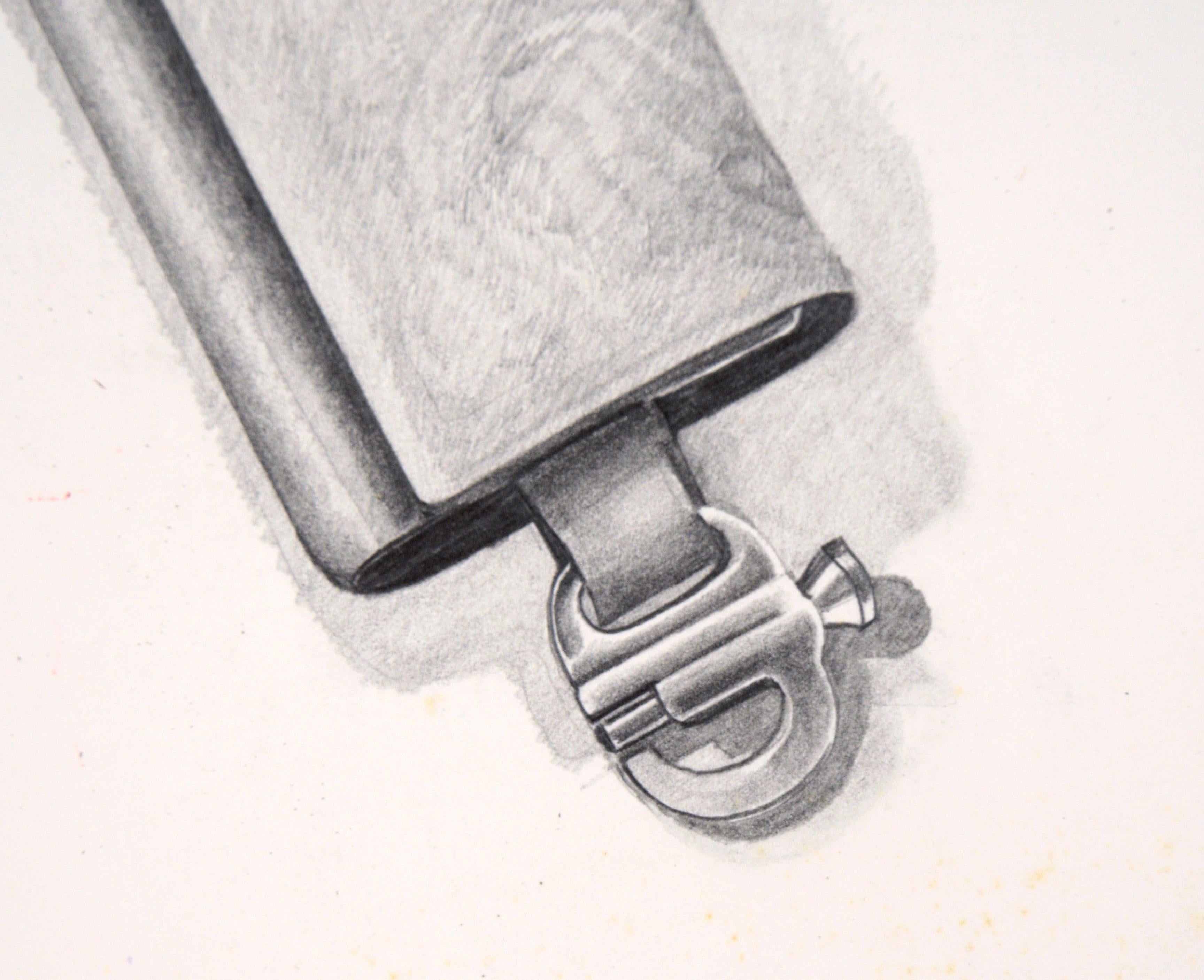 Clutch for Keys - Realistic Illustration by Michael Eggleston For Sale 1