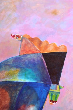 Creatura che cammina: Astratto figurativo surreale contemporaneo, 2005