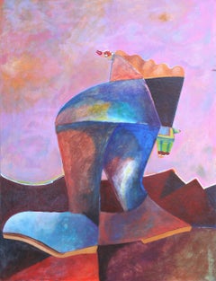 Creatura che cammina: Astratto figurativo surreale contemporaneo, 2005