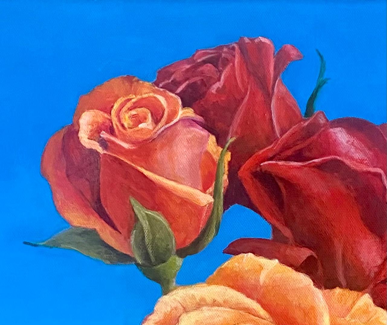 Island Roses  - Painting by Michael Wilson