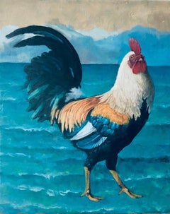 Rooster On The Water