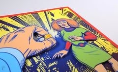 Little Yellow Pill (Pop Art, Street Art, Comic, Graphic Novel, 60s, James Rizzi)