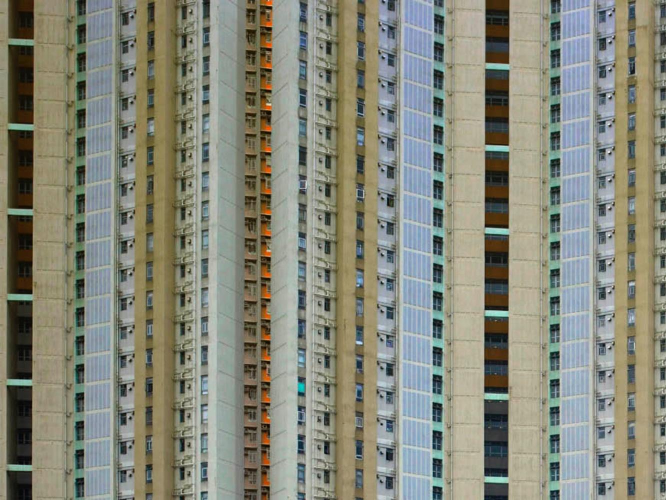 Michael WOLF (1954 – 2019, Germany)
Architecture of Density #111, 2008
C–print
Sheet 121.9 x 152.4 cm (48 x 60 in.) 
Edition of 9, plus 2 AP; Ed. no. 5/9
Print only

– Michael Wolf

Michael Wolf was born in 1954 in Munich, Germany. He worked and