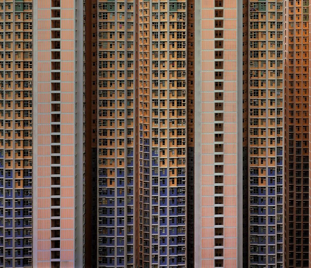 MICHAEL WOLF (*1954, Germany) 
Architecture of Density #91
2006
C-print
Sheet 177,8 x 228,6 cm (70 x 90 in.)
Edition of 3, plus 1 AP; Ed. no. 2/3
print only

Michael Wolf was born in 1954 in Munich, Germany. He worked and lived in Paris and Hong