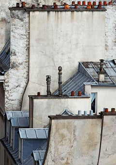 paris roof tops 05 – Michael Wolf, City, Colour, Paris, Photography, Abstract