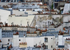 paris roof tops 14 – Michael Wolf, City, Colour, Paris, Photography, Abstract