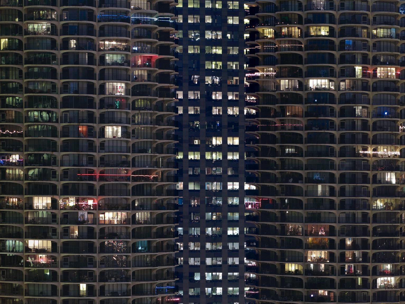 Transparent City #62 – Michael Wolf, Chicago, USA, City, Rooftops, Skyscraper For Sale 1