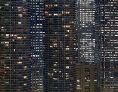 Transparent City #62 Michael Wolf, Chicago, États-Unis, City, Rooftops, Skyscraper