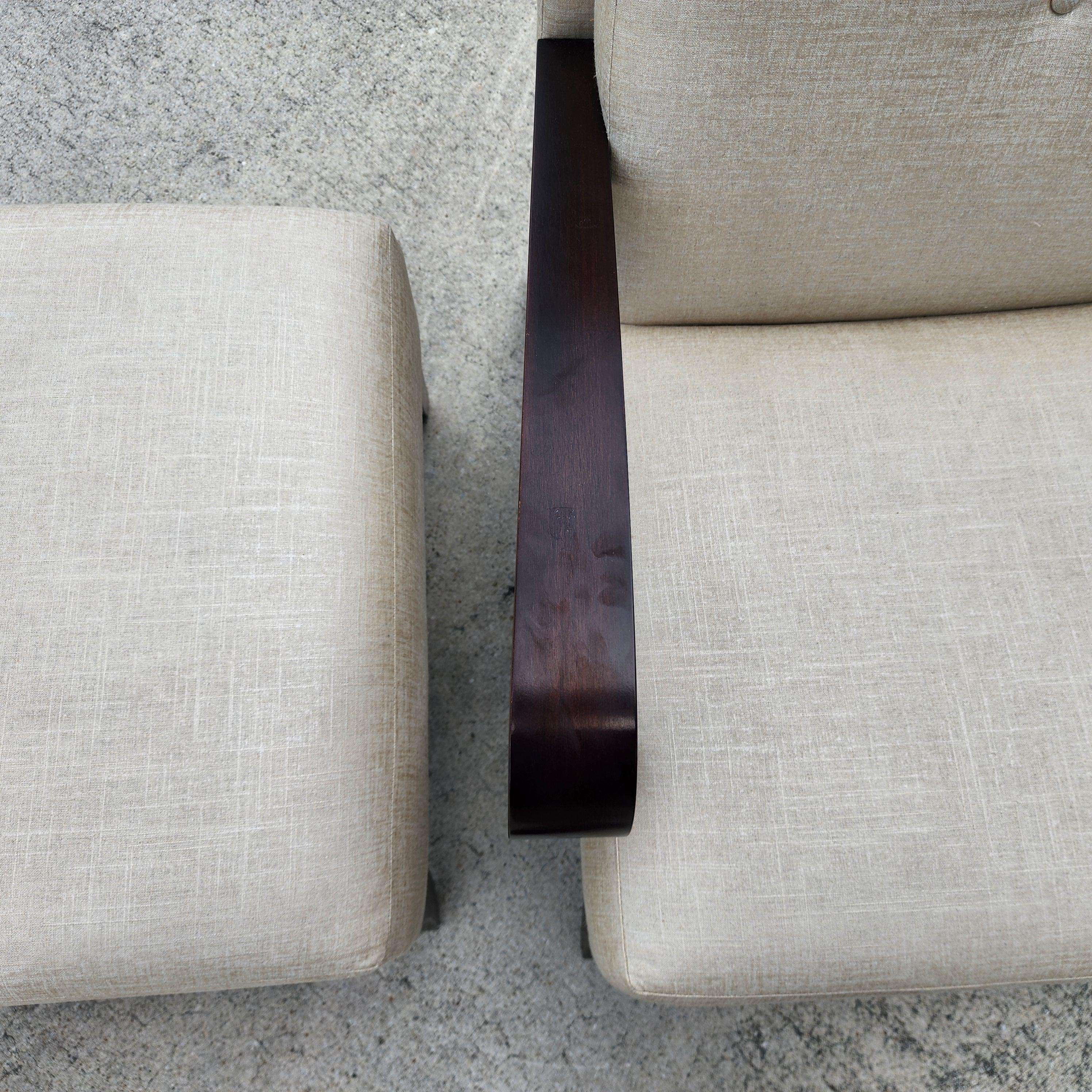 Chaise et pouf Farrah de Michael Wolk en vente 4