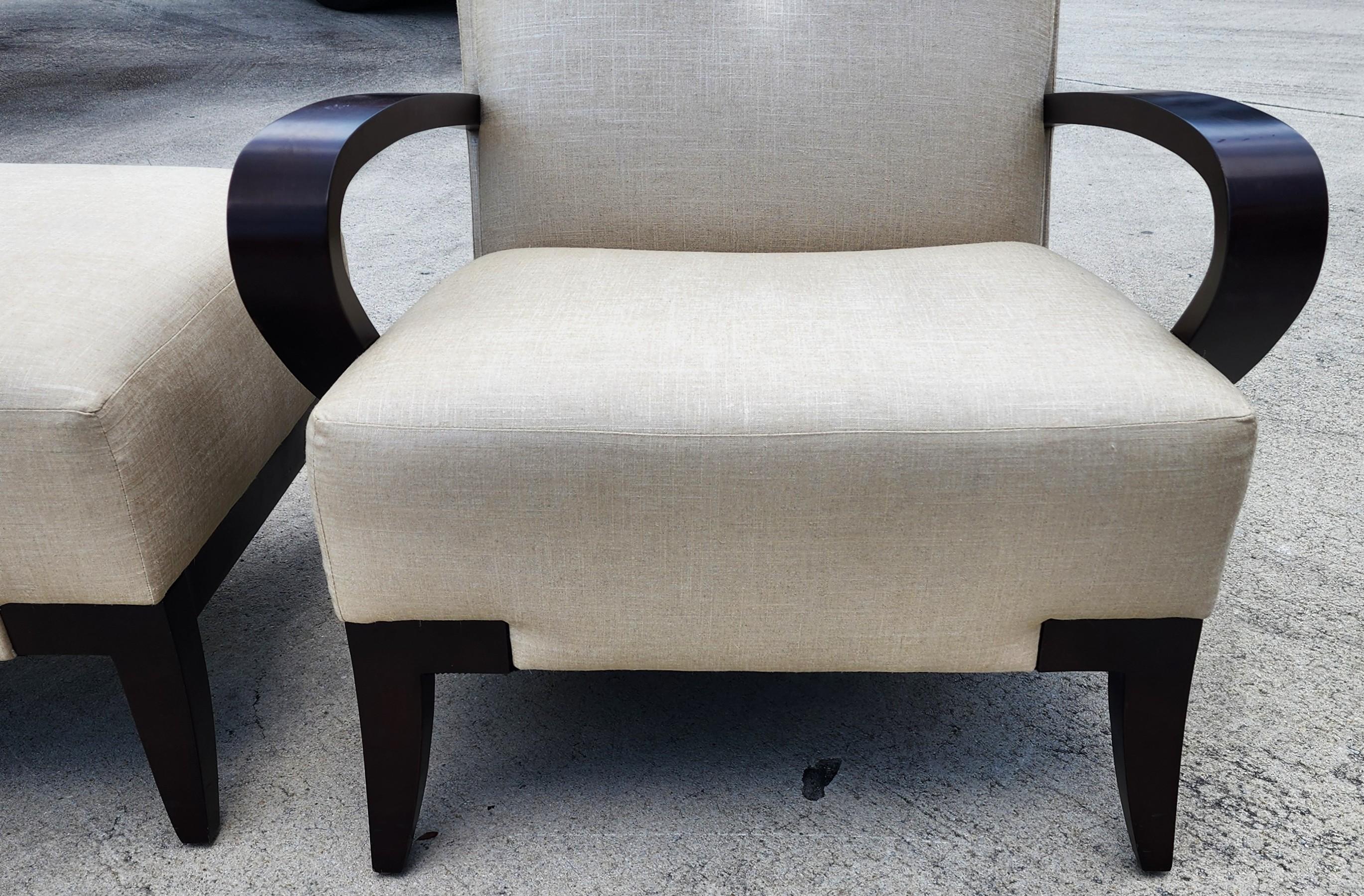 Chaise et pouf Farrah de Michael Wolk en vente 5