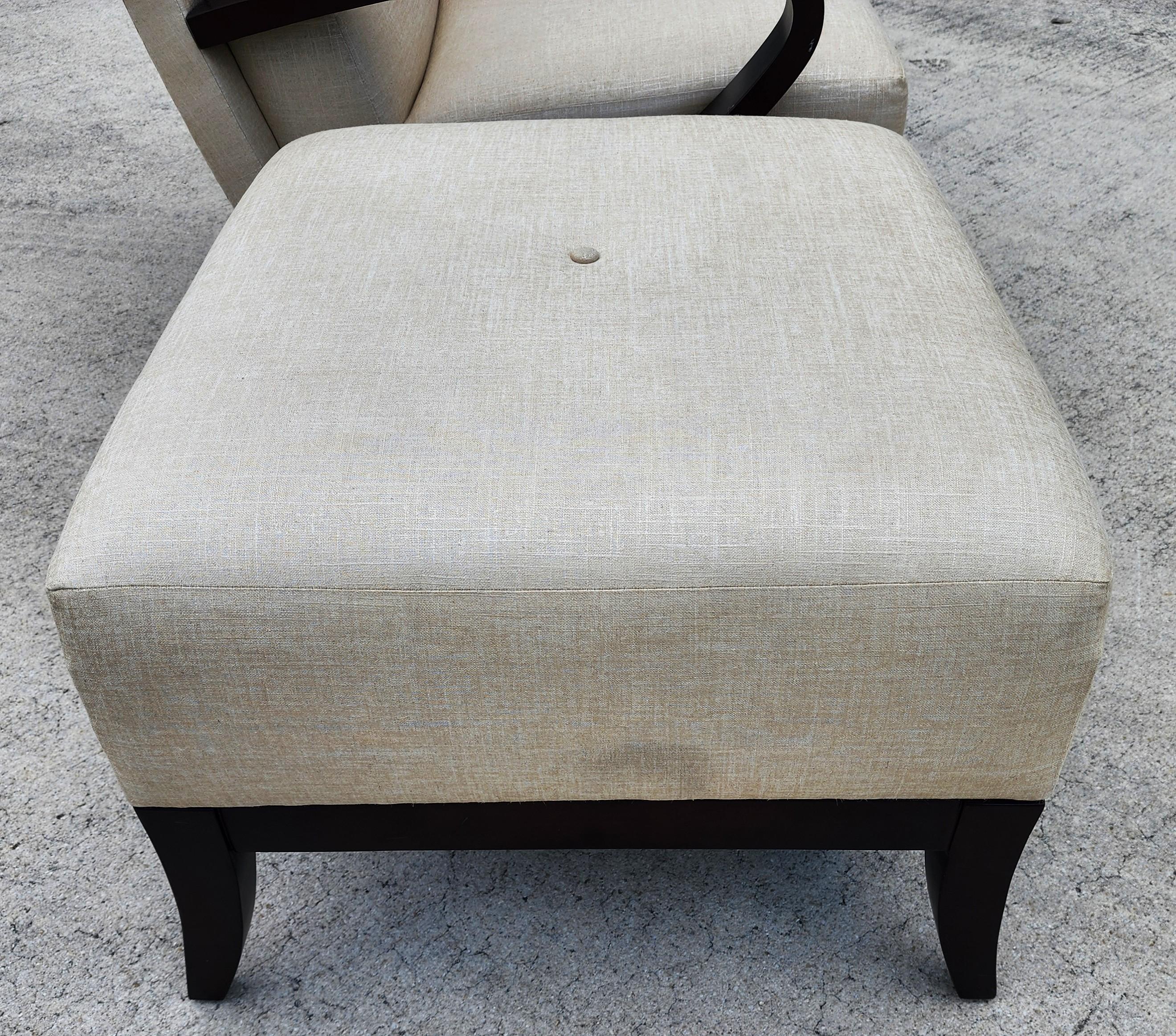 Chaise et pouf Farrah de Michael Wolk en vente 7