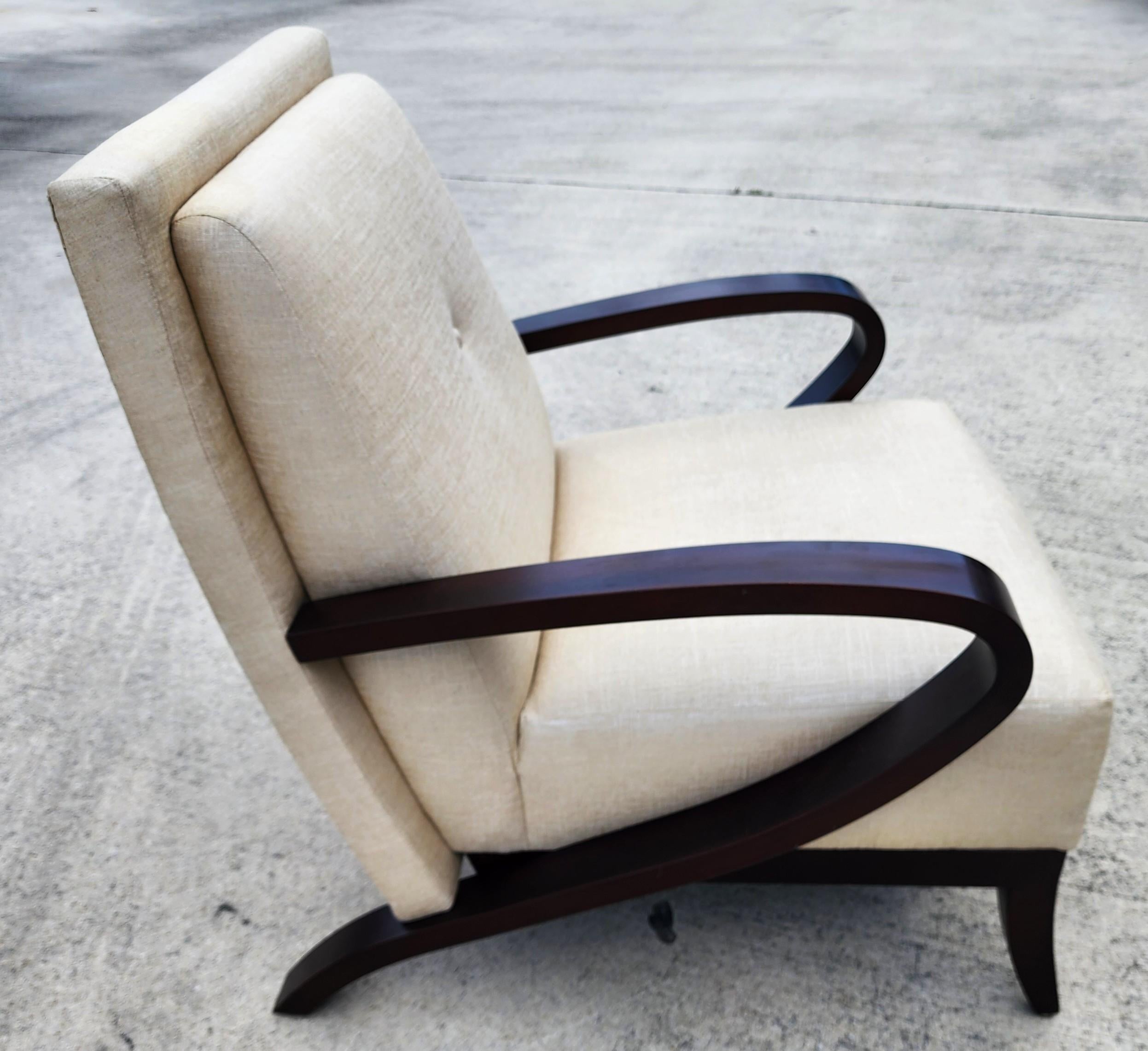 Moderne Chaise et pouf Farrah de Michael Wolk en vente