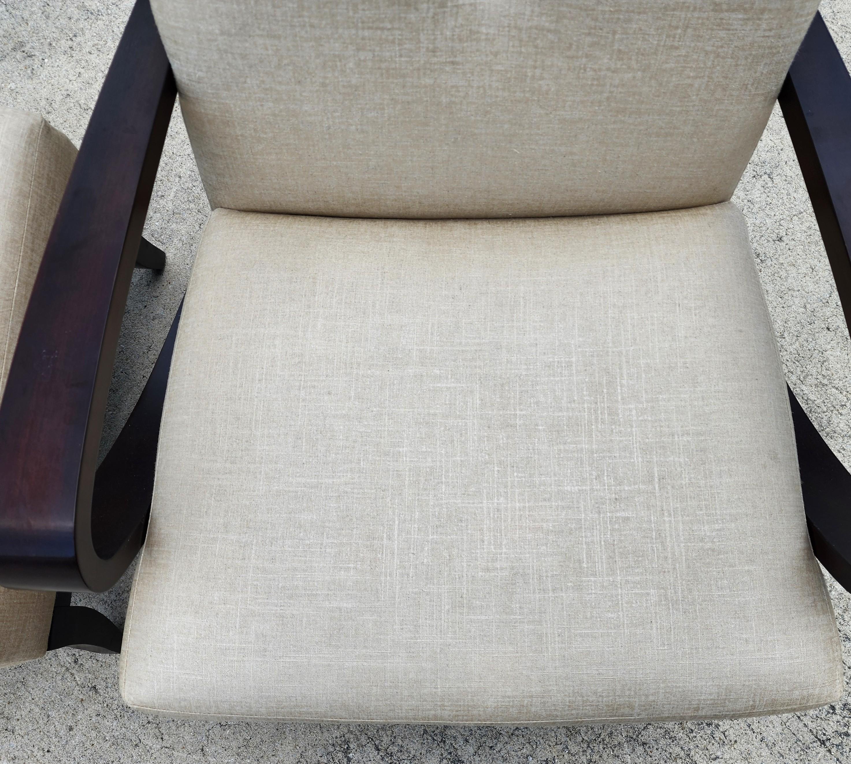 Chaise et pouf Farrah de Michael Wolk en vente 2
