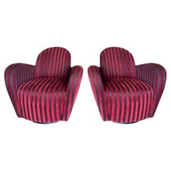 Pareja de sillas giratorias Michael Wolk para Directional