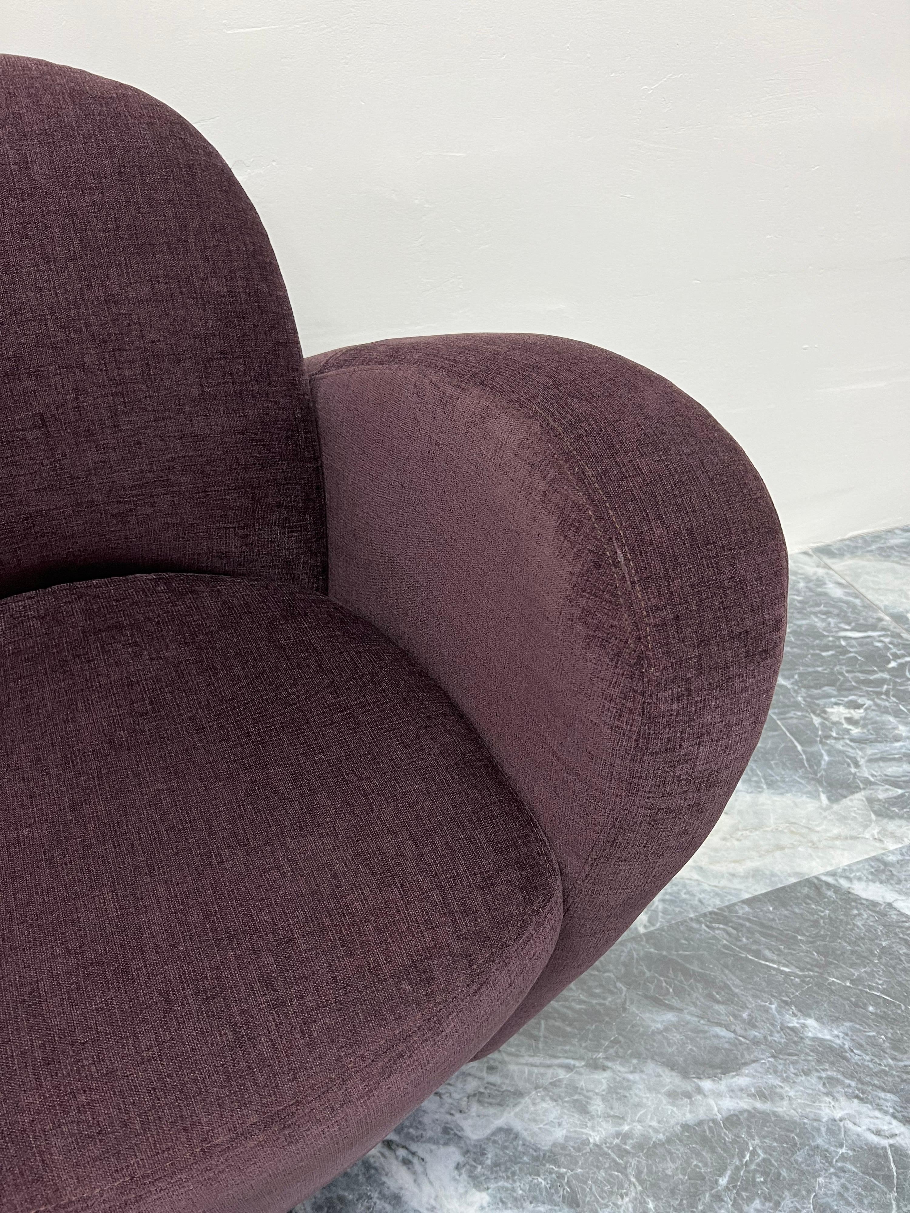 Michael Wolk fauteuil de salon pivotant « Miami » sur roulettes en vente 4