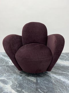 Michael Wolk "Miami" Swivel Loung Chair on Casters