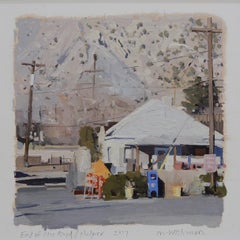 "End of the Road / Helper" - Original Impressionist Oil Landscape Painting