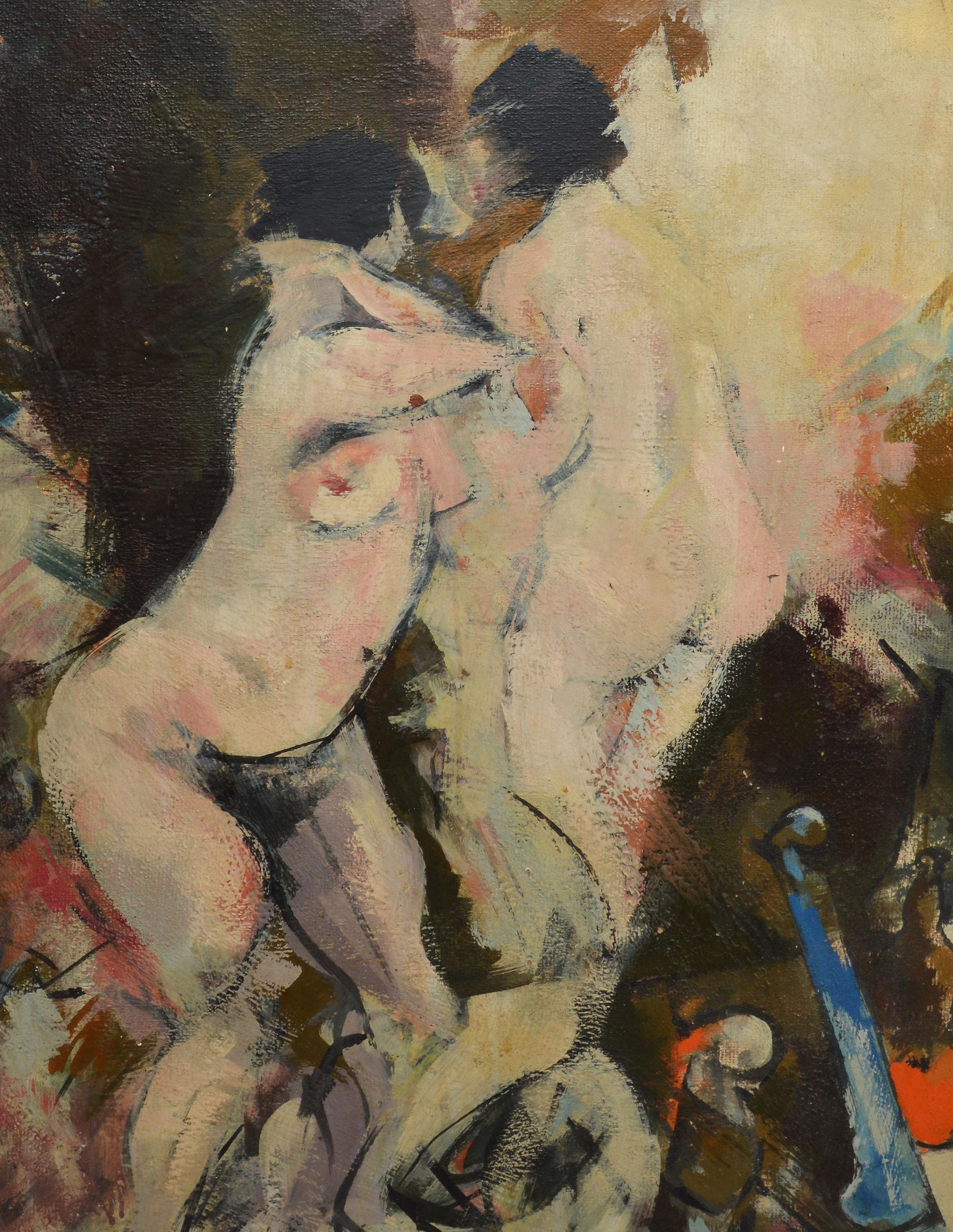 Abstracted Nude Composition by Michael Wright 1