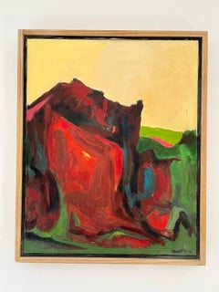 Diablo Canyon IV, abstract landscape painting