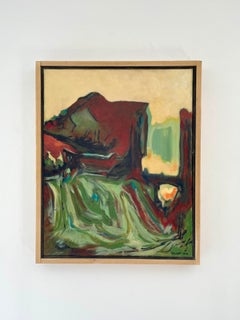 Diablo Canyon V, abstract landscape painting