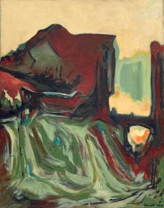 Diablo Canyon V, abstract landscape painting