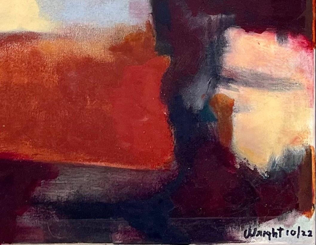 Past Tense, pittura astratta di paesaggio - Painting Contemporaneo di Michael Wright