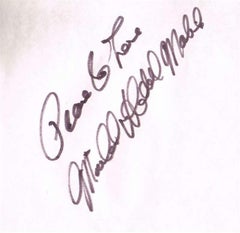 Michael X Autograph