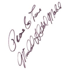 Vintage Michael X Autograph