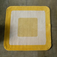 Michael Young yellow rug 90s space age Y2K style