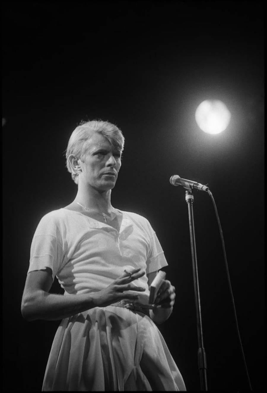 Michael Zagaris Black and White Photograph - David Bowie