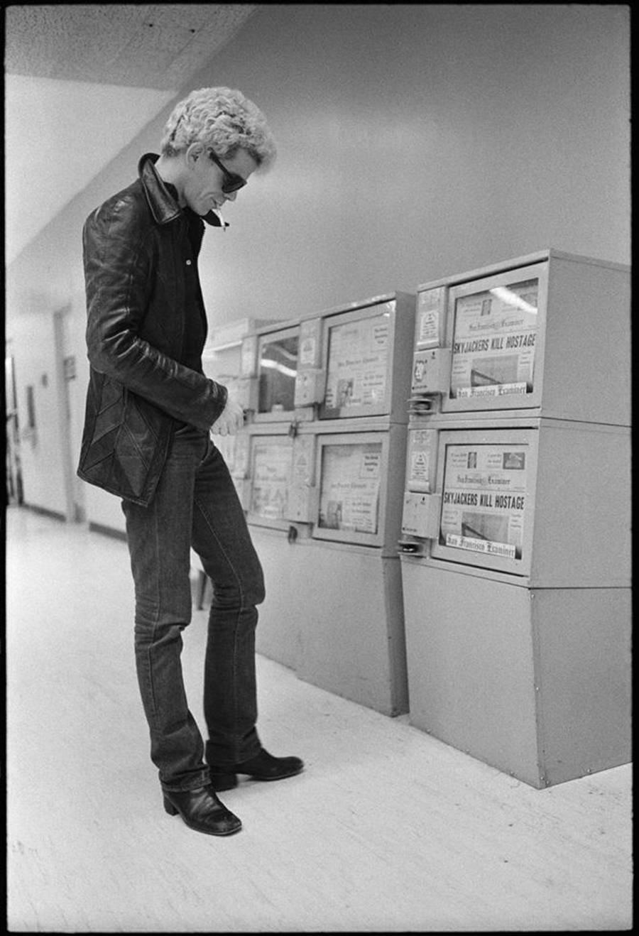 Michael Zagaris Portrait Photograph - Lou Reed, San Francisco 1974