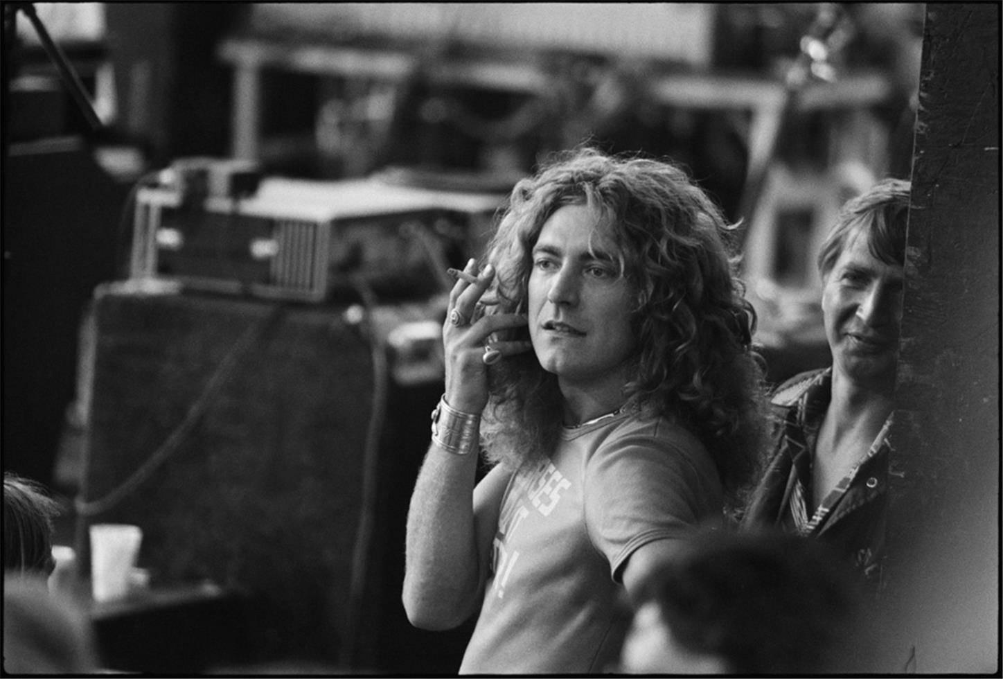 Michael Zagaris Black and White Photograph - Robert Plant