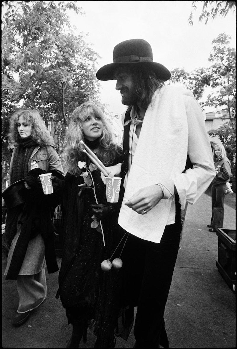 Michael Zagaris Black and White Photograph – Stevie Nicks und Mick Fleetwood