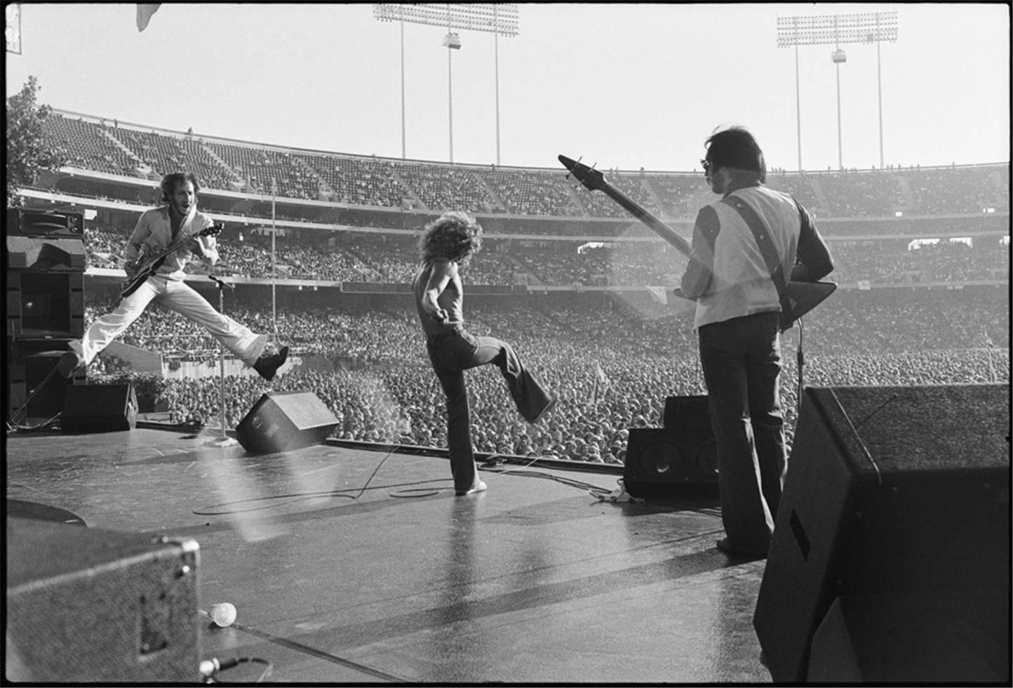 Michael Zagaris Black and White Photograph – The Who, Oakland, Kalifornien, 1976