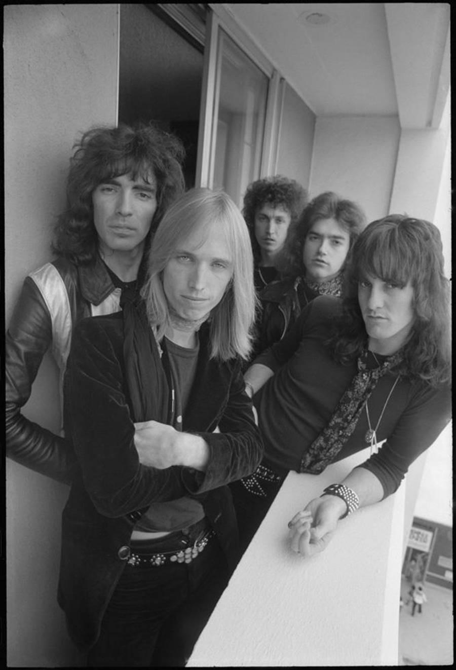 Michael Zagaris Black and White Photograph - Tom Petty Group