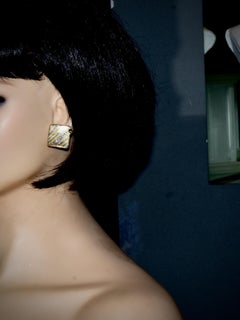 Michael Zobel 18K, Sterling Silver, Diamond & Fancy Colored Diamond Earrings.