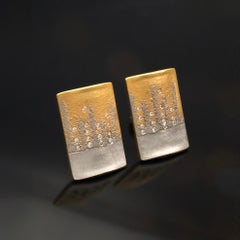 Pendientes Michael Zobel Diamante Oro Platino