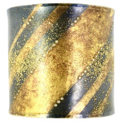 Michael Zobel  Bracciale modernista in metalli misti con diamanti c. 2001