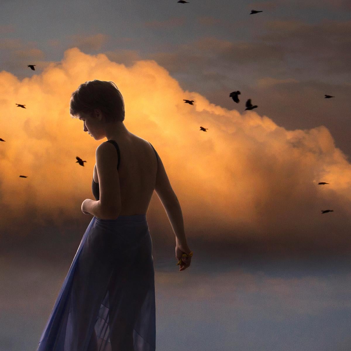 Sortir du chaos. Photographie couleur - Noir Figurative Photograph par Michaela Haider