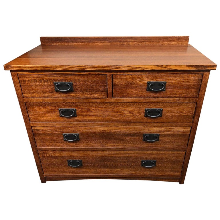 Michaels Furniture Mission Dresser For Sale at 1stDibs