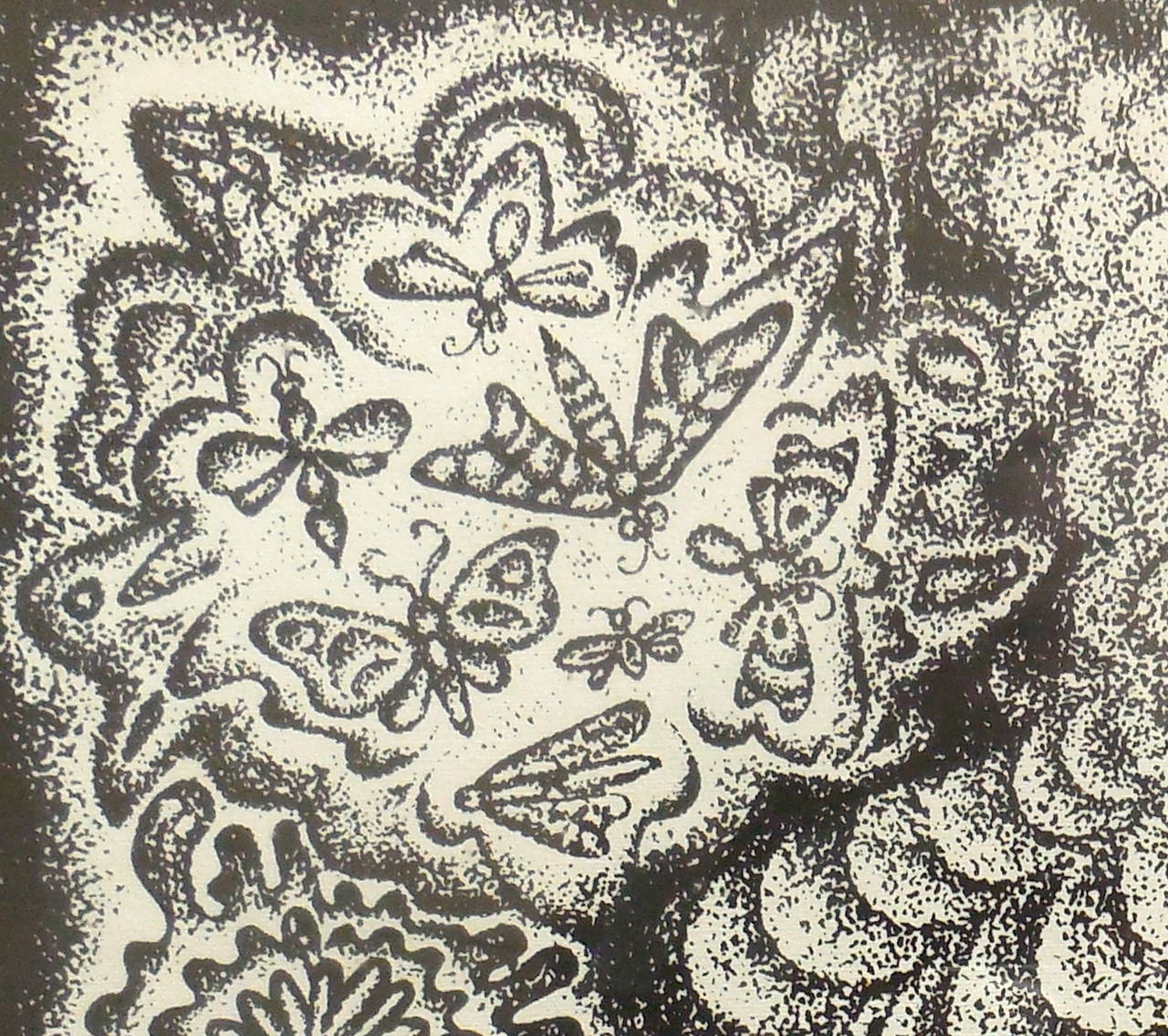 Flora y Fauna Serigrafía - Print Conceptual de Michail Grobman