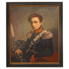 Cavalry Portrait of Michail Pavlovic, Baltic Style, Late 20th Century
