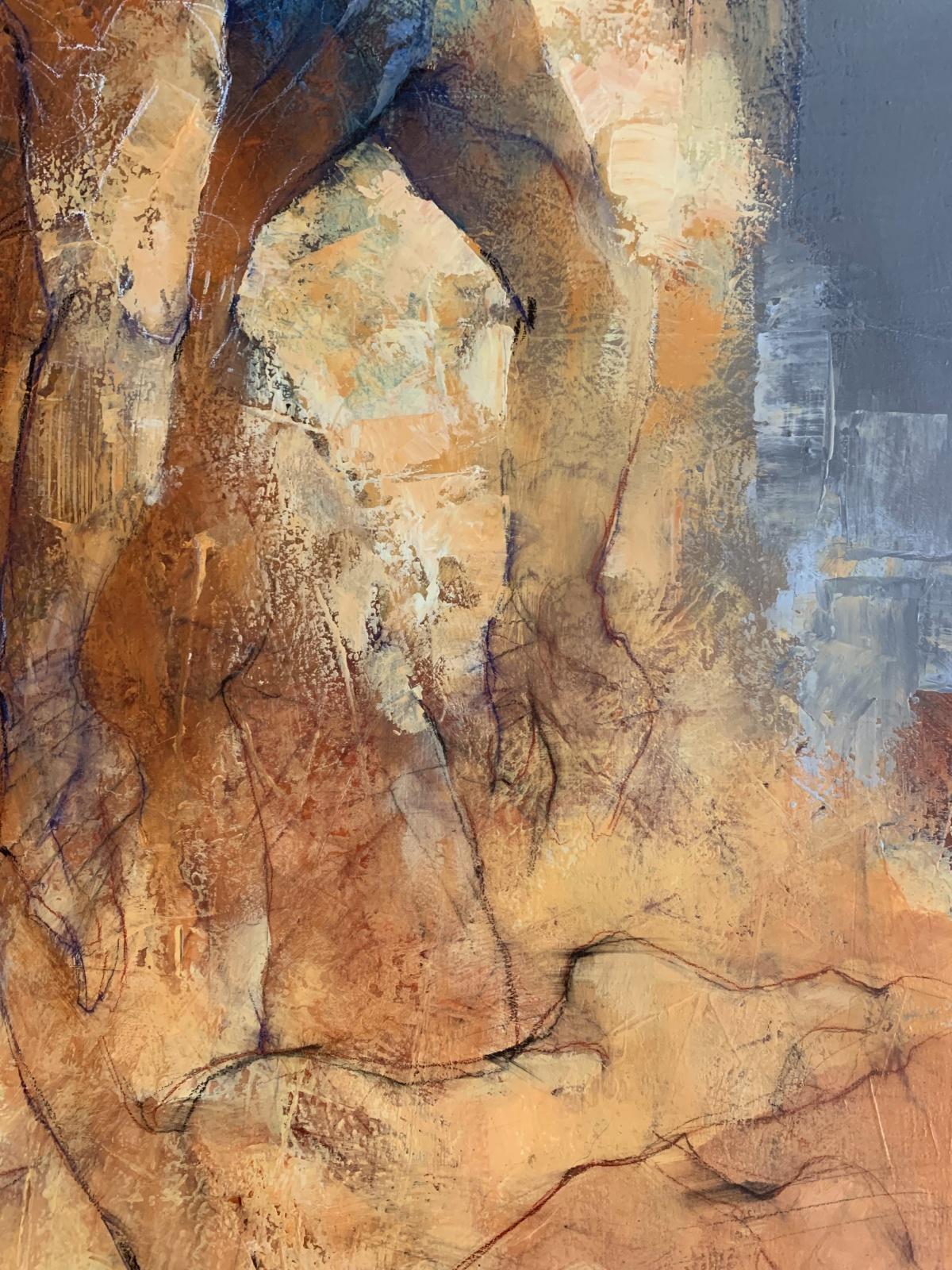 Volare. Pittura acrilica figurativa, Astrazione, Artista polacco 1