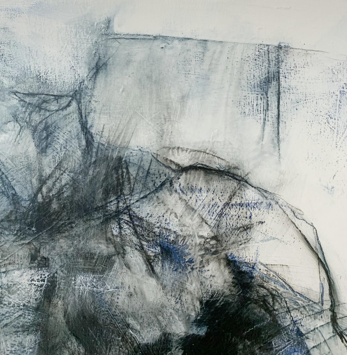 Nudo - Pittura Acrilica Figurativa Contemporanea, Astrazione, Nudo - Figurative Painting Grigio di Michał Bajsarowicz