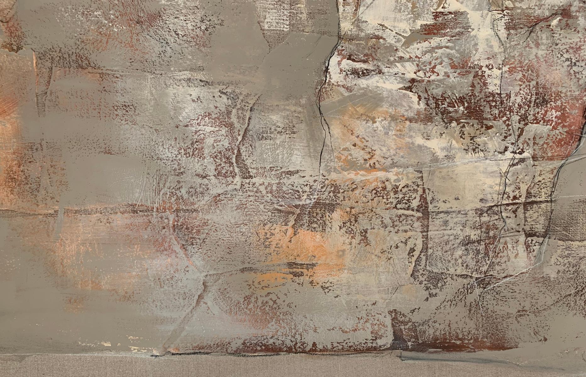 Nudo. Pittura acrilica figurativa e astratta, Corpo, artista polacco - Painting Contemporaneo di Michał Bajsarowicz